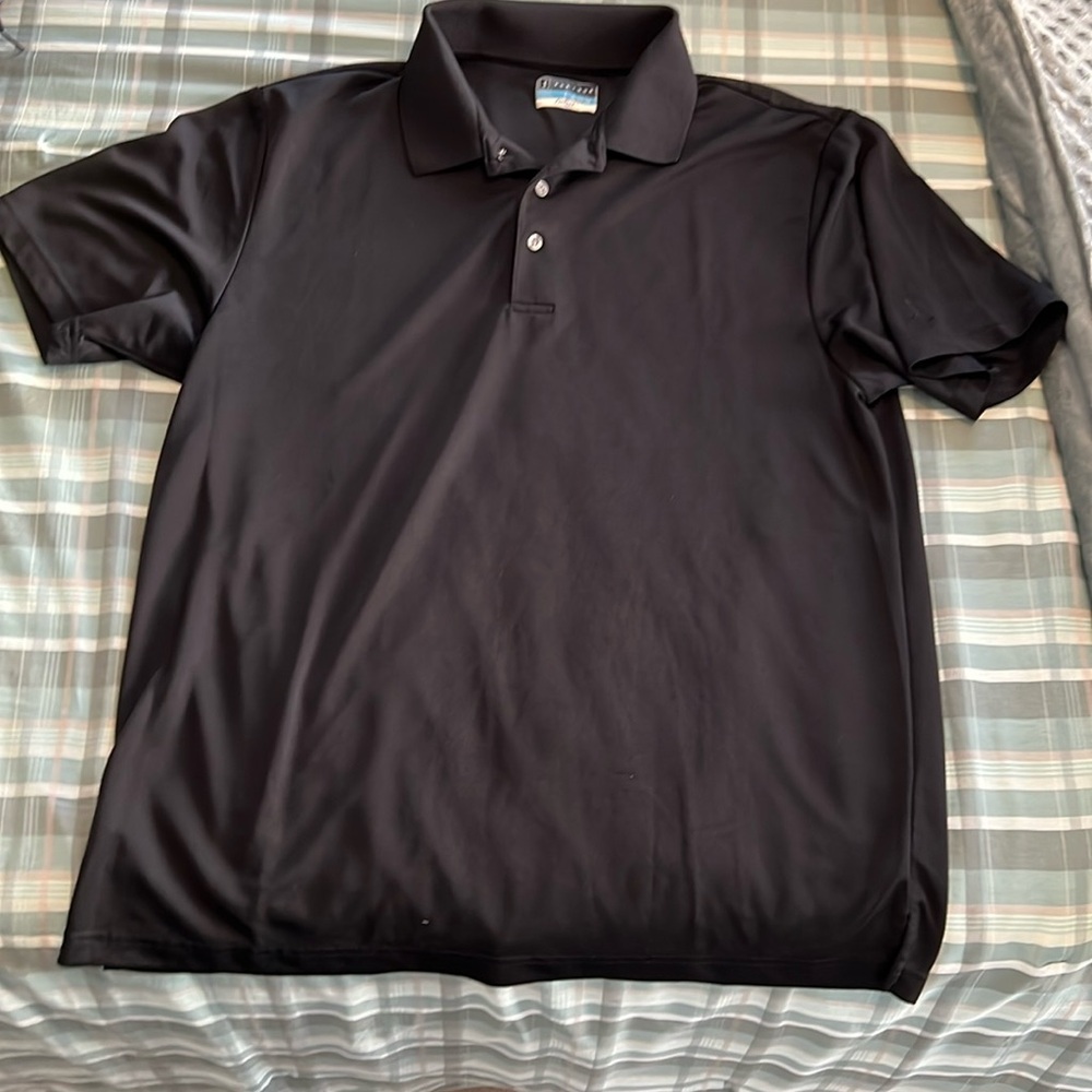 Men's Airflux Solid Mesh Short Sleeve Golf Polo Shirt